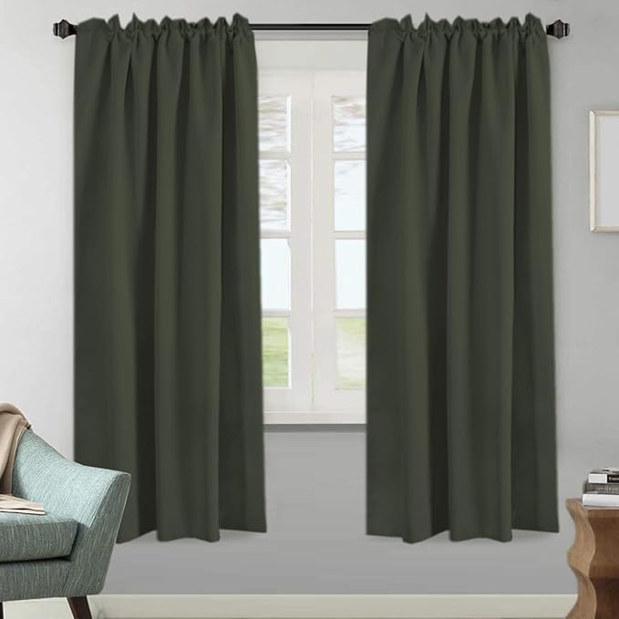 H.VERSAILTEX Blackout Curtains Thermal Insulated Window Treatment Panels Room - Image 2