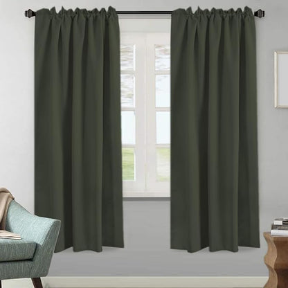 H.VERSAILTEX Blackout Curtains Thermal Insulated Window Treatment Panels Room - Image 2