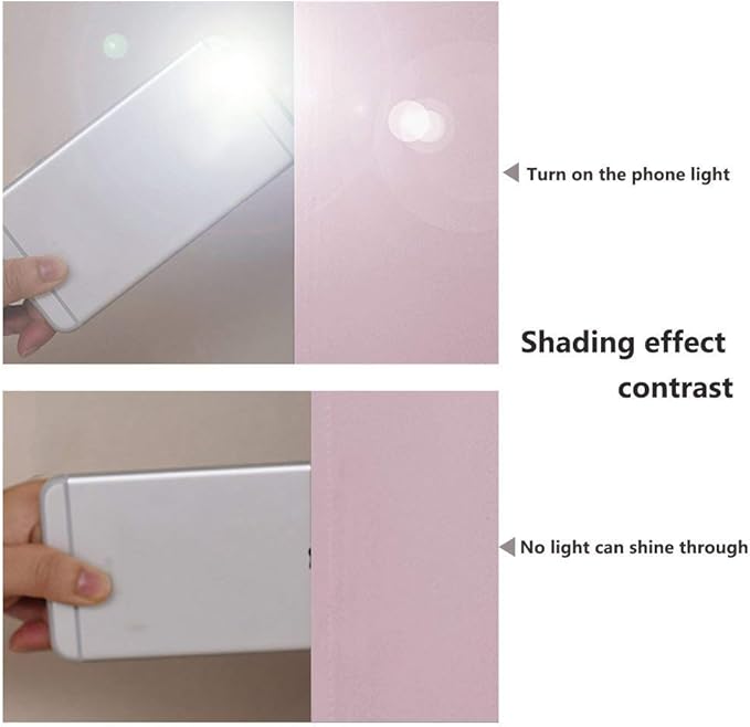 NICETOWN 100% Blackout Window Curtain Panels, Baby Pink, 2 Pieces, 42-inch Wide - Image 3