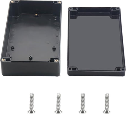 Outdoor Waterproof Junction Box IP67 Project Box ABS Black Electrical Boxes by Otdorpatio