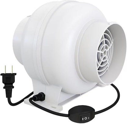 Artibear 3.5 Inch 168 CFM Inline Duct Ventilation Fan by Artibear