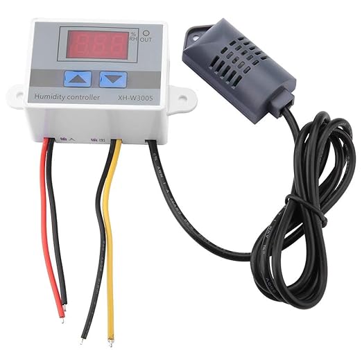 Humidity Control Switch, XhW3005 Digital Hygrometer Switch Controller Humidity by JADPES