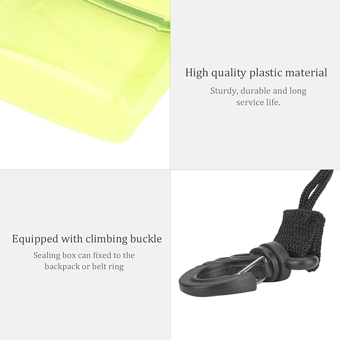 Tbest Boat Dry Bags, Waterproof Phone Pouch, Plastic Transparent Underwater - Image 9