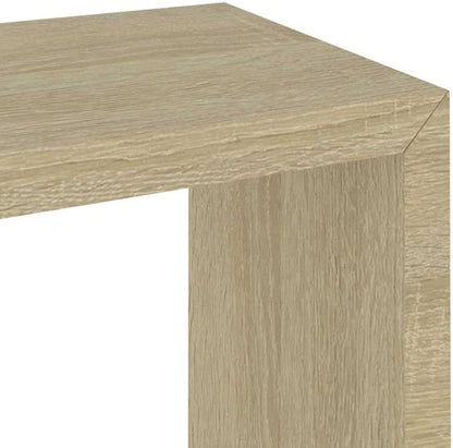vidaXL Set of 3 Sonoma Oak Wall Cube Shelves - Image 5