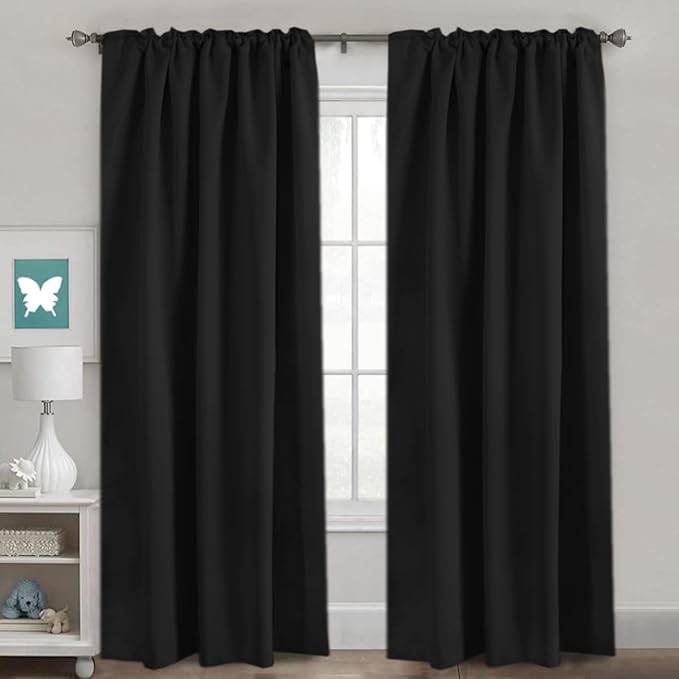 H.VERSAILTEX Blackout Curtains Thermal Insulated Window Treatment Panels Room - Image 2
