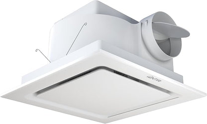 Bathroom Exhaust Fan, 12 INCH, Upgraded Quiet Square Vent Fans, 141 CFM by VENTIRIBathroomExhaustFan