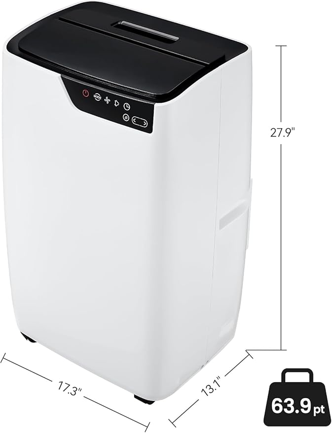 12, 000 BTU Portable AC Unit – Cools 550 Sq Ft Fast | 3-In-1 Cooling, - Image 3