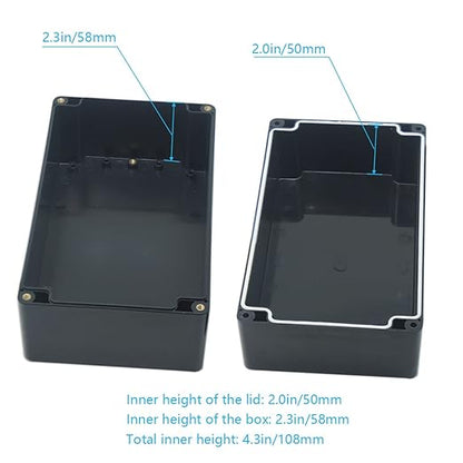 Junction Box, Zulkit Project Box IP65 Waterproof Outdoor Box ABS Plastic - Image 6