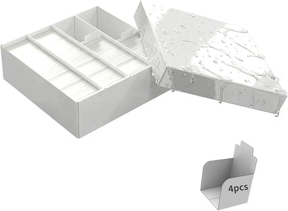 Trading Card Storage Box with 4 Cards Stoppers, Standard Card, Bulk Collectible by XRACV