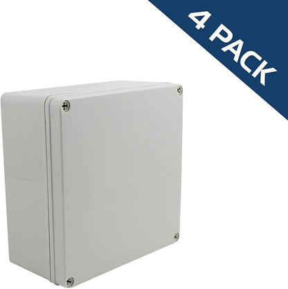 Co. 8" x 8" x 4" Weather & Dust Proof PS Plastic Junction Conduit Box, - Image 6