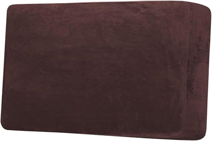 H.VERSAILTEX Velvet Stretch Individual Couch Cushion Cover Plush Slipcover by HVERSAILTEX