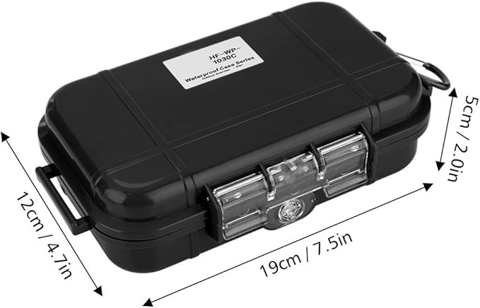 Small Waterproof Boxes of Plastic Case Shockproof Airtight Container Case - Image 2