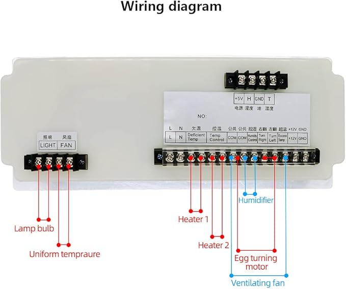 Full Automatic Egg Incubator Controller XM-18D Temperature and Humidity - Image 5