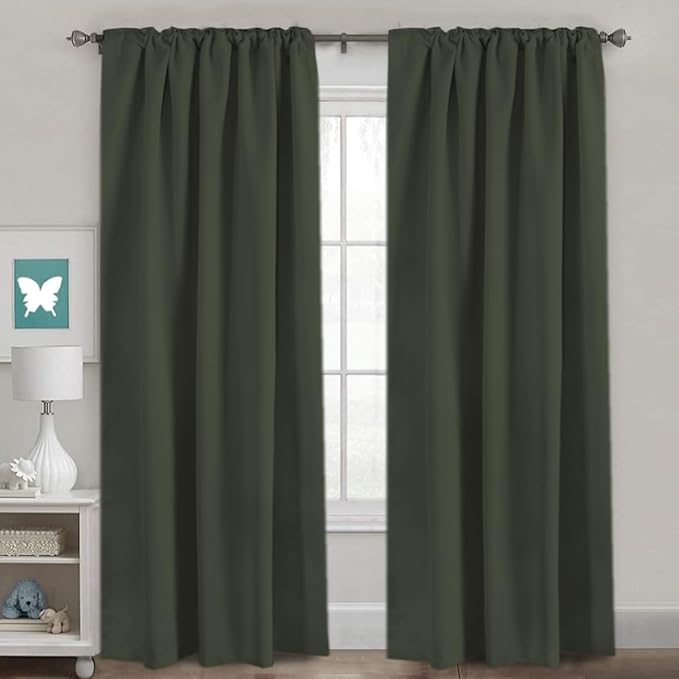 H.VERSAILTEX Blackout Curtains Thermal Insulated Window Treatment Panels Room - Image 2