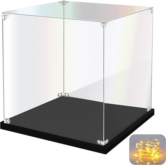 Acrylic Display Case for Collectibles Assemble Clear Acrylic Display Box for by KOLIPI