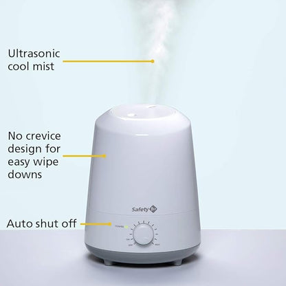 Safety 1st Stay Clean Humidifier, Ultrasonic Mist, One Gallon Easy to Fill Tank - Image 2
