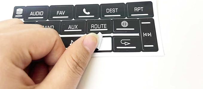 AC & Radio Button Repair Stickers Compatible - Image 4
