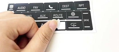 AC & Radio Button Repair Stickers Compatible - Image 4