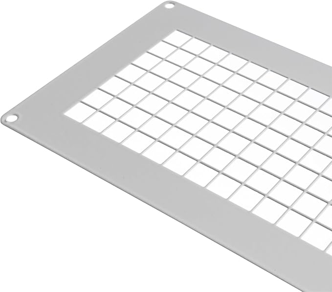 Repa Market 10" x 5" Inch White Galvanized Steel Rectangular Crawl Space Vent - Image 7