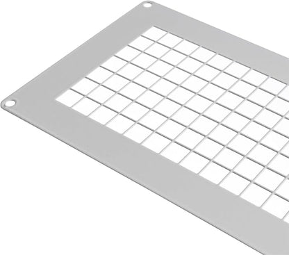Repa Market 10" x 5" Inch White Galvanized Steel Rectangular Crawl Space Vent - Image 7
