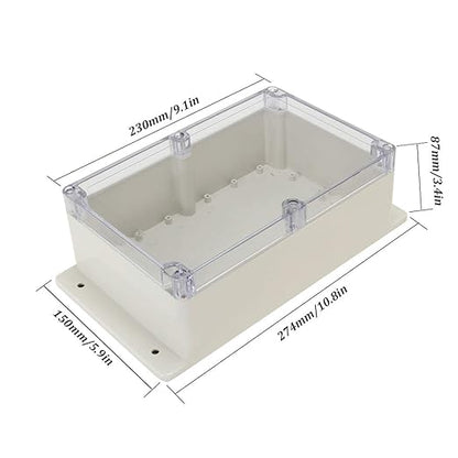 ABS Plastic Junction Box, Dustproof Weatherproof IP65 Electrical Box - Image 2