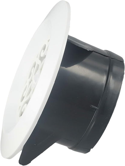 Round Air Vent Grille with Adjustable Louvers, ABS Ventilation Cover - Image 3
