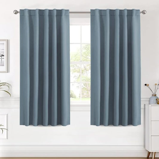 H.VERSAILTEX Blackout Curtains Thermal Insulated Window Treatment Panels Room by HVERSAILTEX