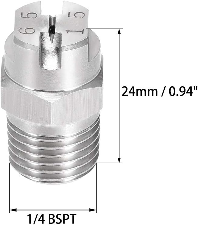 uxcell Flat Fan Spray Tip - Image 2