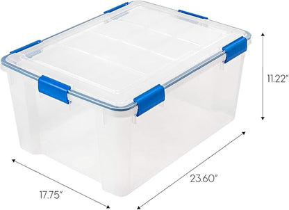 IRIS USA 60 Quart WEATHERPRO Plastic Storage Box - Image 2