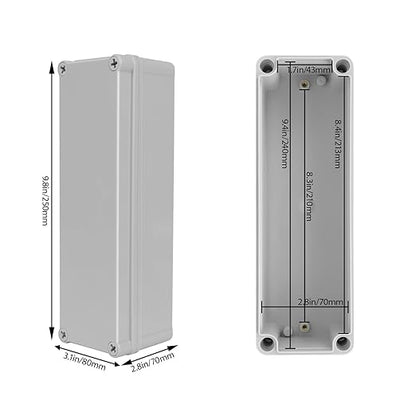 Junction Box，9.8"x 3.1"x 2.8" Outdoor Electrical Box - Image 2