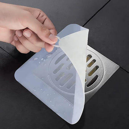 Silicone Tub Stopper Floor Drain Cover, 2 Pieces Sewer Anti-Odor Mat by DIFENLUN