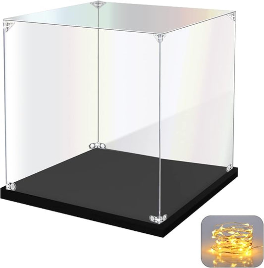 Acrylic Display Case for Collectibles Assemble Clear Acrylic Display Box for by KOLIPI