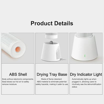 Reusable Cordless Gun Safe Mini Dehumidifier, Rechargeable - Image 7
