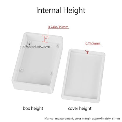 LeMotech Project Box 5 Pieces ABS Plastic Electrical Project Case Small - Image 4