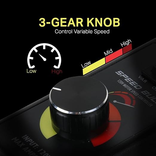 Speed Bully Motor Fan Speed Controller 120V, Variable Speed Controller - Image 2