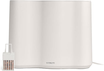 Vitruvi Cloud Bedside Humidifier, 24 Hr Run Time, 602ft Coverage, Large Home by vitruvi