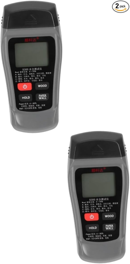 Angoily 2pcs Humidity for Plants Wood Moisture Digital Hygrometer Moisture by Angoily