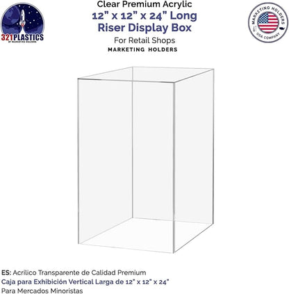Acrylic Plinth Display Riser Box - Image 5