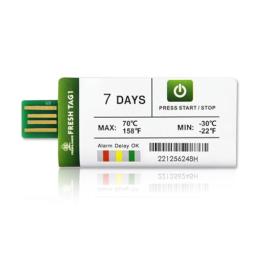 Freshliance 200pack Temperature Data Logger USB Disposable Temperature Recorder by FRESHLIANCE