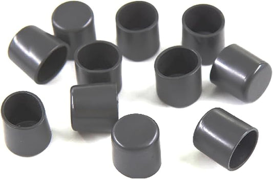 8Pcs 25mm Rubber Chair Leg Caps Black Rubber Leg Tips Round Furniture Feet by Leliafleury