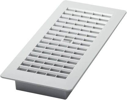 Decor Grates PL410-BN 4X10 Inches Plastic Floor Register, 1 Pack by DecorGrates