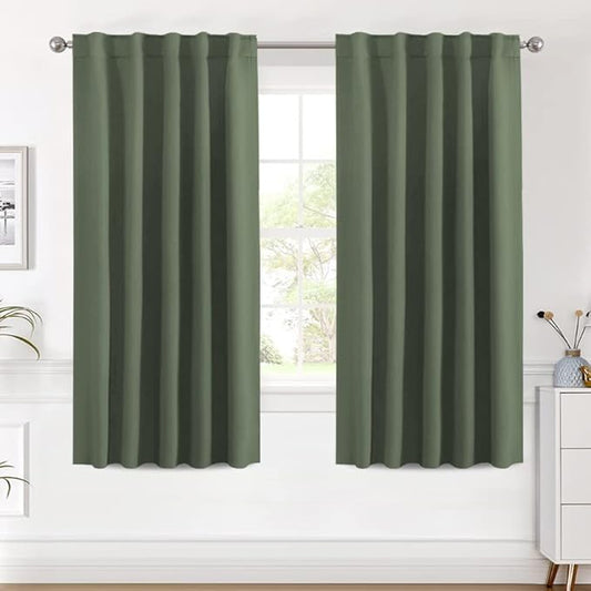H.VERSAILTEX Blackout Curtains Thermal Insulated Window Treatment Panels Room by HVERSAILTEX