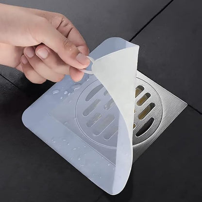 2 Pieces 6 x 6 Inch Silicone Tub Stopper Floor Drain Cover Sewer Anti-Odor Mat by DIFENLUN