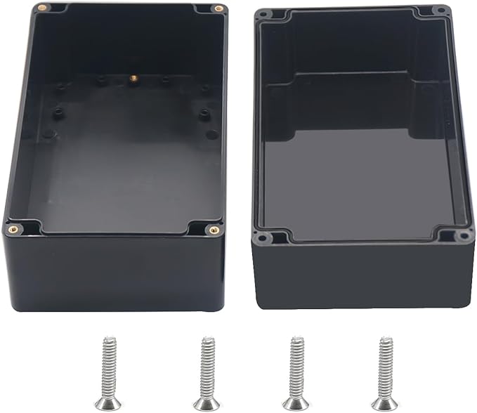 Outdoor Waterproof Junction Box IP67 Project Box ABS Black Electrical Boxes by Otdorpatio