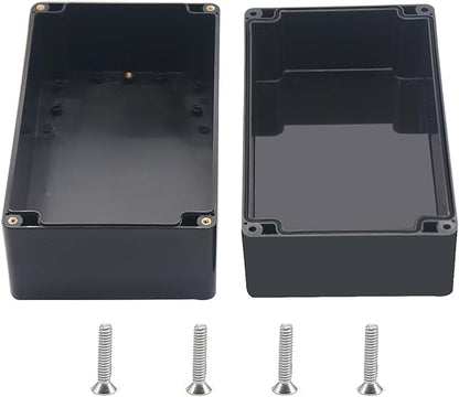 Outdoor Waterproof Junction Box IP67 Project Box ABS Black Electrical Boxes by Otdorpatio