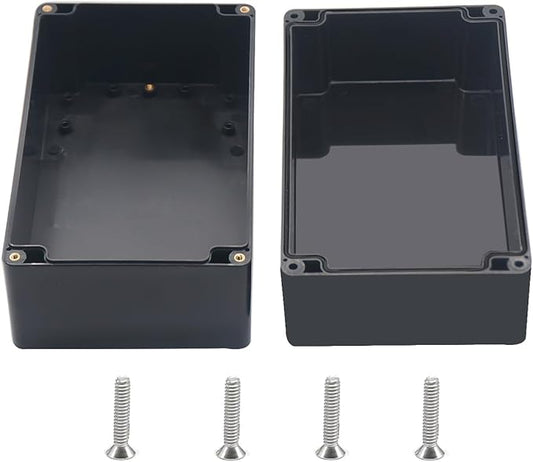 Outdoor Waterproof Junction Box IP67 Project Box ABS Black Electrical Boxes by Otdorpatio