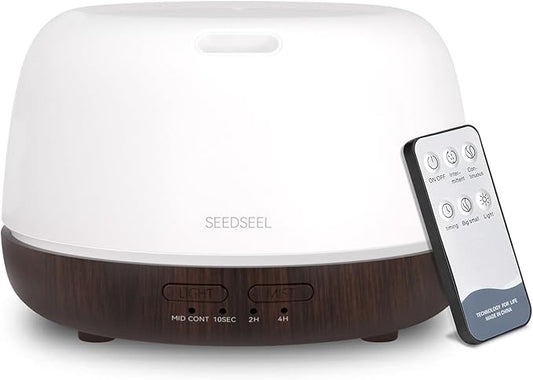 300ML Essential Oil Diffuser, Small Aromatherapy Diffuser by SEEDSEEL