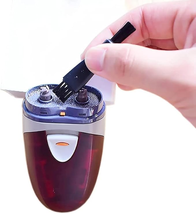60PCS Men's Electric Shavers Cleaning Brush Double-Sided Shavers Brush Hair - Image 6