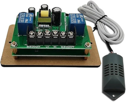 HW-M453 Digital Temperature Humidity Controller, Dual Output Relay - Image 3