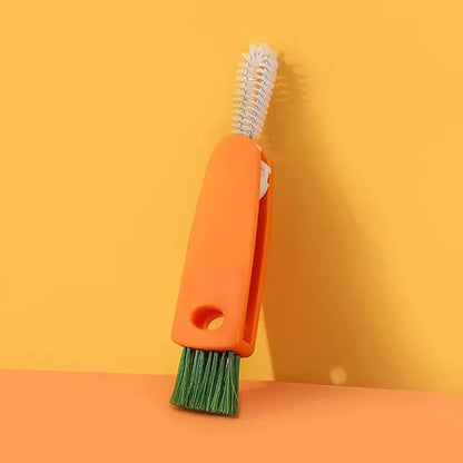 3 in 1 Multifunctional Mini Cup Glass Cover Cleaning Brush, Bottle Cleaning - Image 2